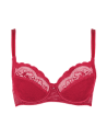 LIS-20226-20227-A1- Reggiseno soft Evelyn in pizzo - rosso