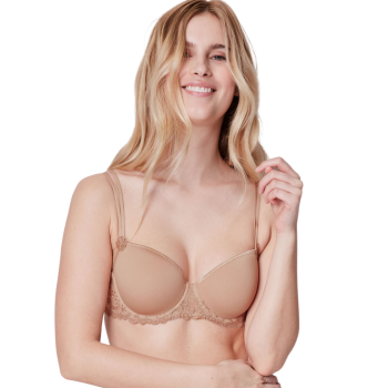 SP-12X343-709- Reggiseno spacer a balconcino Délice con ferretto - Nude