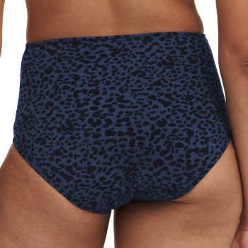 CL-C17P70-0M4 - Culotte da ciclo vita alta Period Panty Essential - Blu animalier