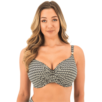 FL-FS504605LAC- Bikini due pezzi combinato Koh Lipe coppe grandi - nero crema