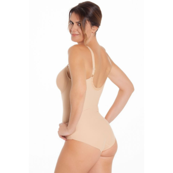 CI-FULVIA-NUD- Body modellante con coppe preformate lisce con ferretto - nudo