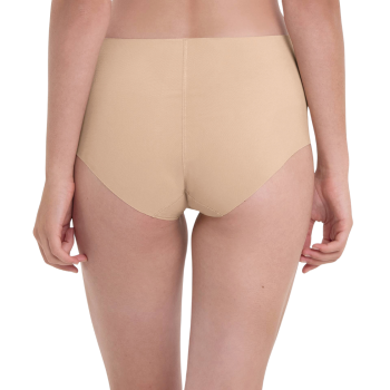 ANI1457.722- Slip Pocket Panty a vita alta taglio laser- Deep Sand