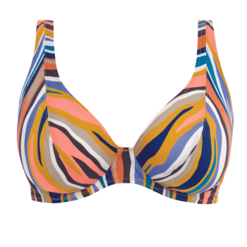 FL-AS203213MUI - Bikini triangolo scollato Torra Bay - righe multicolor