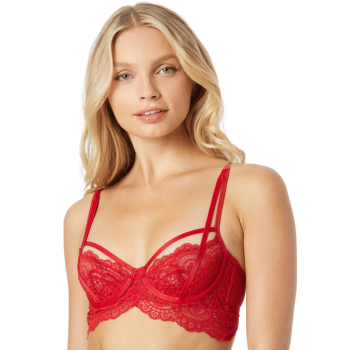 SL-BBC005-020- Reggiseno a balconcino Sublime con ferretto ed elastici - rosso