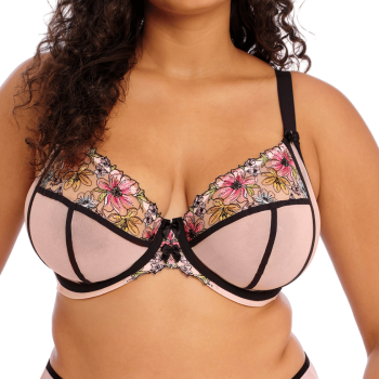 EL-EL301802BAK - Reggiseno Carrie speciale seno abbondante - beige nero