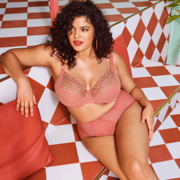 EL-EL8900ROO - Reggiseno Matilda speciale seno abbondante - Rose Leo