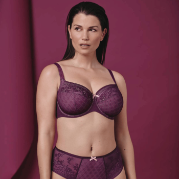 ANI5284.121 -Reggiseno soft Rosemary con ferretto coppe grandi - purple