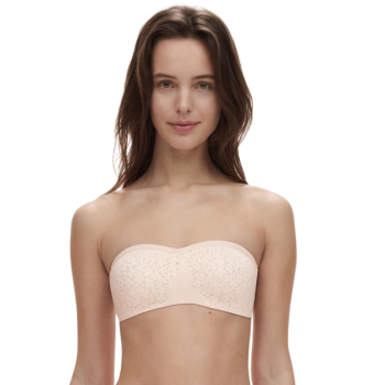 CL-C13FMK-01N- Reggiseno a fascia sfoderato Norah - Beige dorè