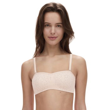 CL-C13FMK-01N- Reggiseno a fascia sfoderato Norah - Beige dorè