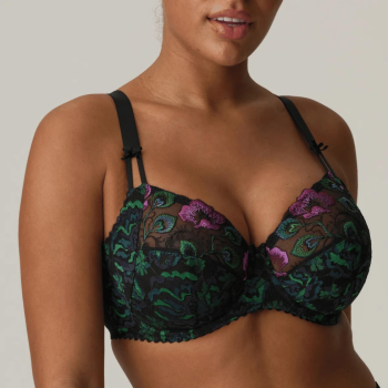 PD-0163490PFE- Reggiseno coprente con ferretto San Angel - Peacock Feather