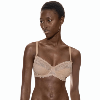 MEY-1350002-376- Reggiseno soft con ferretto in pizzo serie Fabulous - Cream Tan