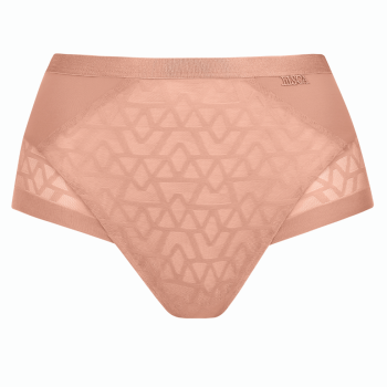 LIS-22336-RH- Slip alto in pizzo Opal - Rosa Polvere