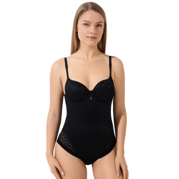 LIS-23436-02 - Body Opal con coppe preformate - nero