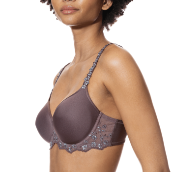 MEY-74441-1136- Reggiseno spacer full-cup con ferretto serie Delightful - Taupe noir