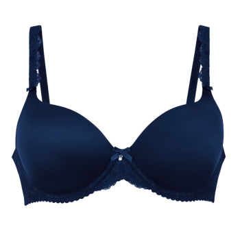 ANI5291.380 - Reggiseno preformato liscio Bobette con ferretto - blu mare