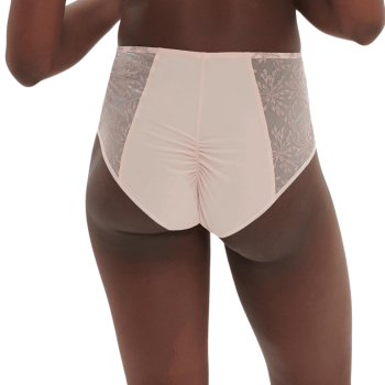 SP-1A2770-332- Slip vita alta Singulière in pizzo - Poudre pétale