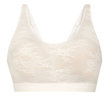 ANI4700X.612 - Bralette Essential Lace senza ferretto con coppe estraibili da protesi - cristallo