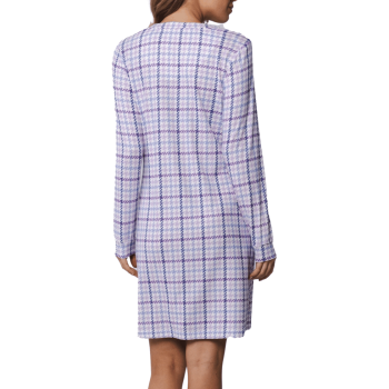 RE-11242-440-2 - Camicia da notte in morbido tessuto -Light purple