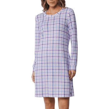 RE-11242-440-2 - Camicia da notte in morbido tessuto -Light purple