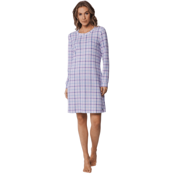 RE-11242-440-2 - Camicia da notte in morbido tessuto -Light purple