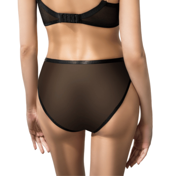 KL-FH-JULIETTE - Slip alto in pizzo Juliette - nero