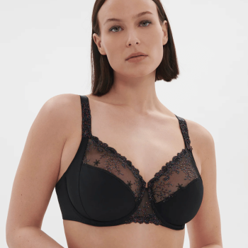 SP-12X320-088- Reggiseno soft Délice con ferretto - Lurex Noir Gem