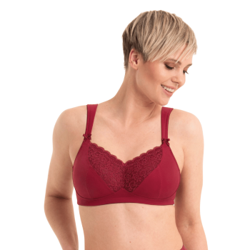 ANI5712X.124- Reggiseno Havanna per protesi senza ferretto - dark red