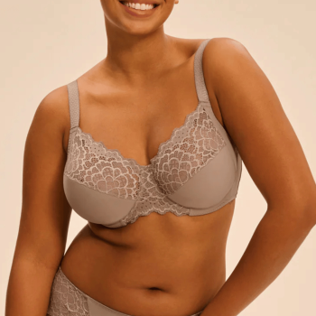 SP-12A320-782- Reggiseno soft Caresse con ferretto - Grigio