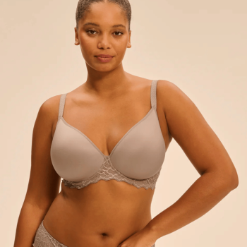 SP-12A316-782- Reggiseno spacer scollato Caresse con ferretto - Grigio